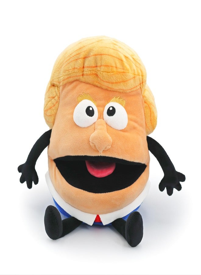 GOOFBALLS Funny Trump Hand Puppet - Cute and Hilarious Political Gag Gift for Adults & Kids - Expressive President Toy for Comedy, Pranks, Parties, and Collectors - Image 1